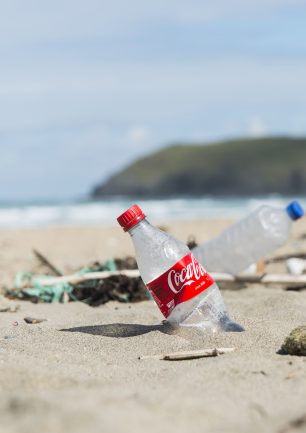 Affald på de danske strande